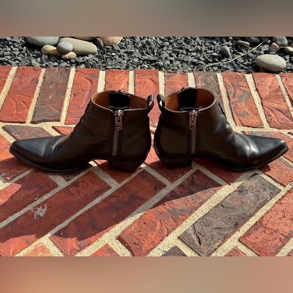 Frye Sacha Moto Shortie Black Boots - Picture 2 of 5